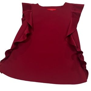 Maroon top